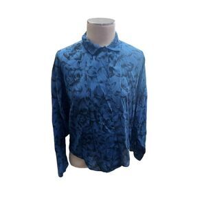 Women's Hawaii aloha print shirt size large floral